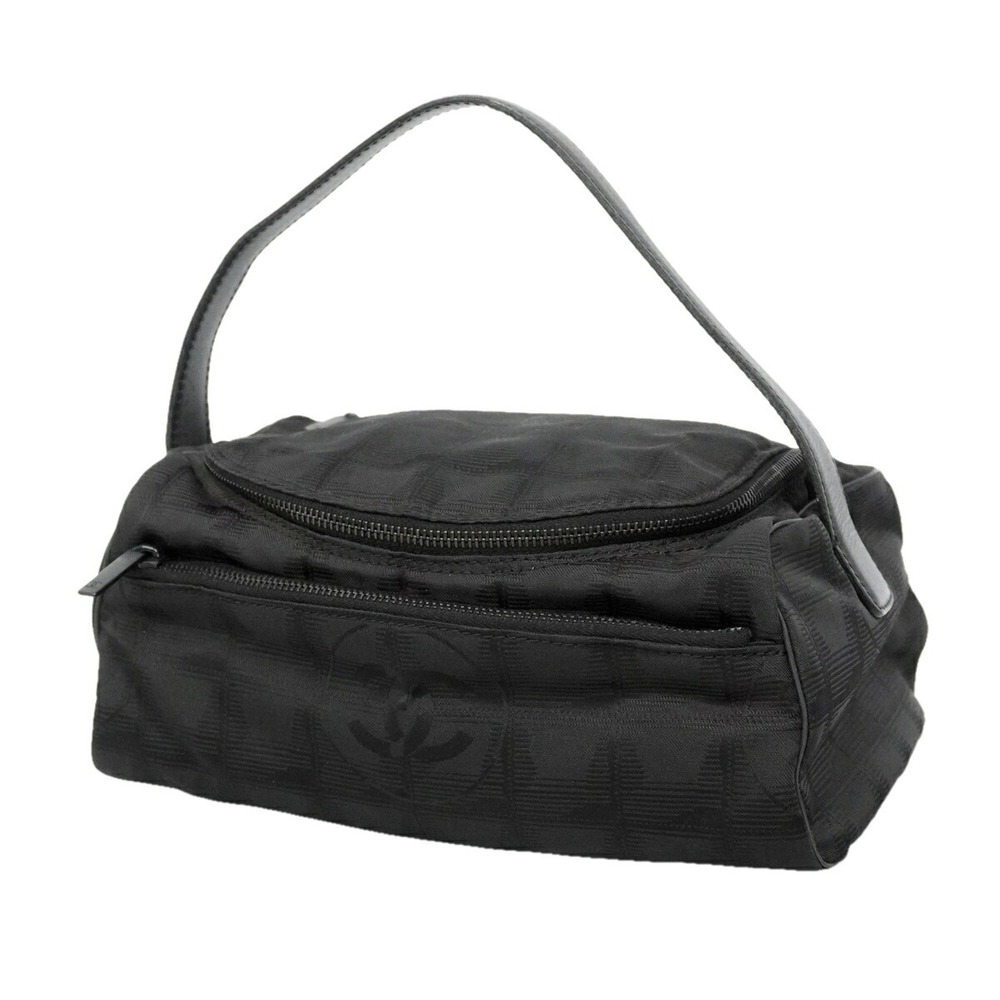 Chanel Handbag/Vanity Bag, New Travel Nylon, Black, Women's, P3472159